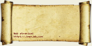 Una Terzić vizit kartica